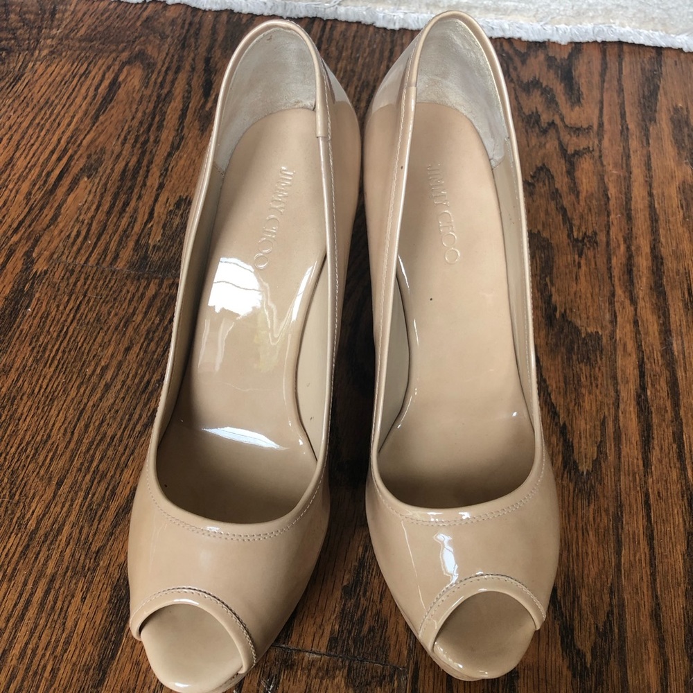 Authentic Jimmy Choo Cork Wedges - Picture 2 of 4